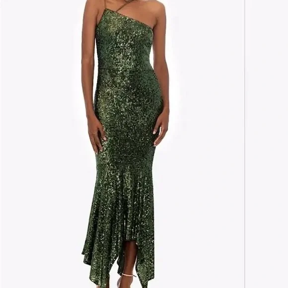xscape green sequin dress Xscape Evenings 